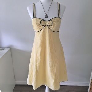 Anthropologie Viola Lemon Parfait Seersuck…